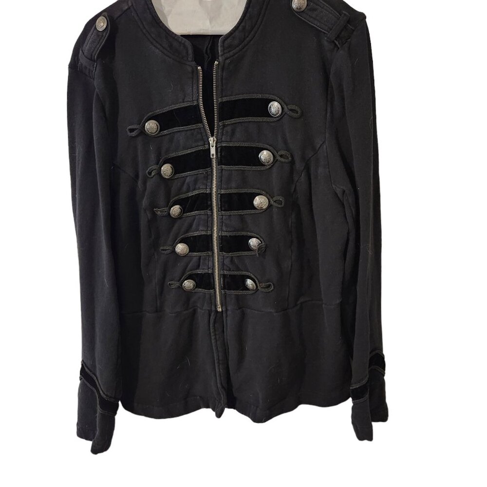 Torrid Black Blazer with Silver Accents